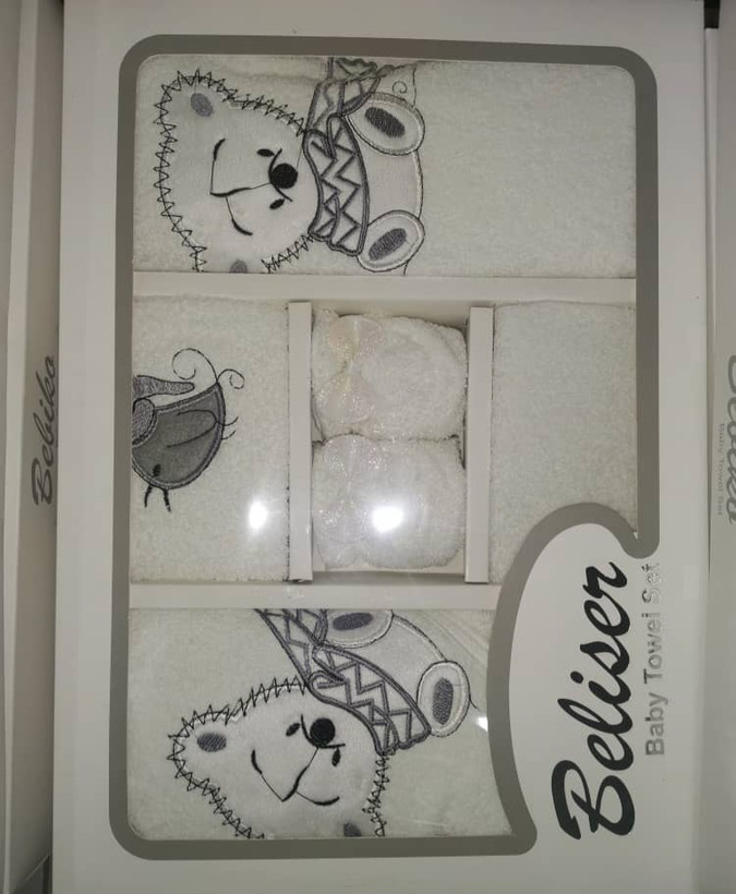 سرویس حوله ۵ تکه نوزاد