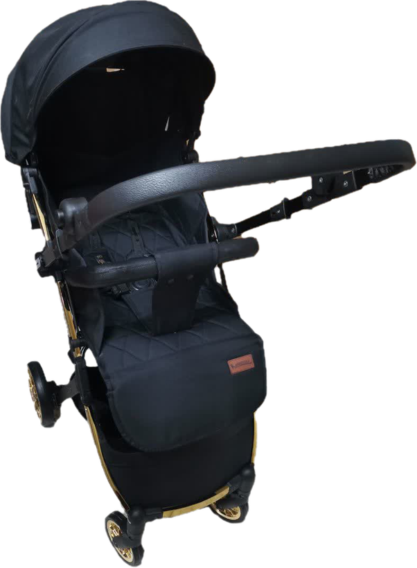 کالسکه بیبی استار مدل baby 7 طلایی